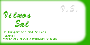 vilmos sal business card